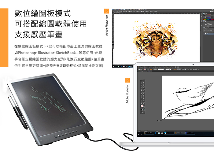 Green Board Sync 數位繪圖板 支援壓力感測